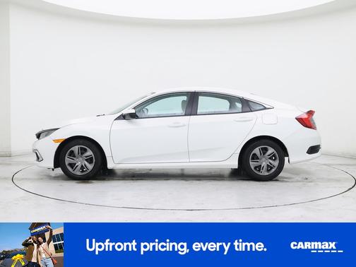 White 2020 Honda Civic LX