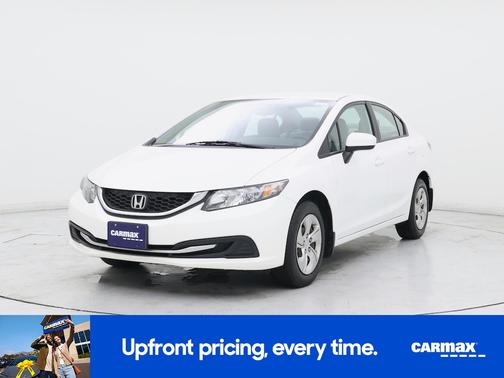White 2014 Honda Civic LX