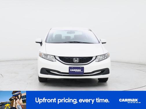 White 2014 Honda Civic LX