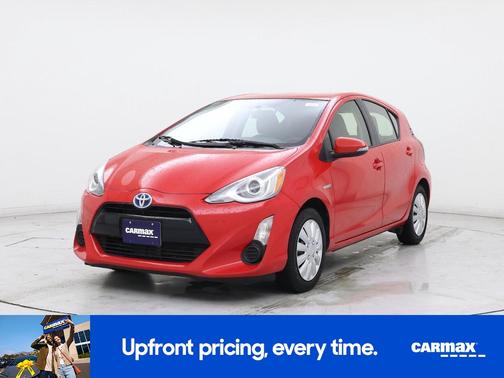 Red 2015 Toyota Prius c Two