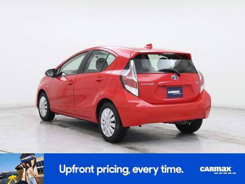 Red 2015 Toyota Prius c Two