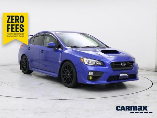 Blue 2017 Subaru WRX STI
