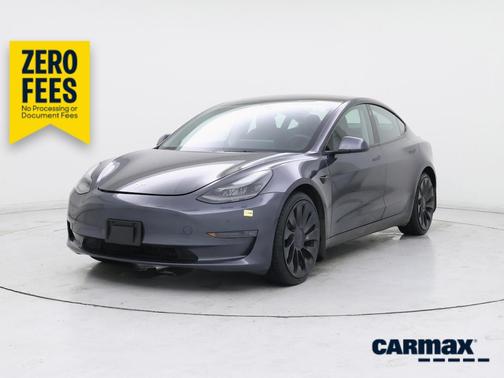 Gray 2023 Tesla Model 3 Performance