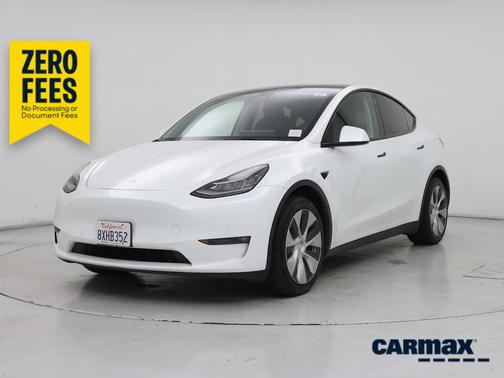White 2021 Tesla Model Y Long Range
