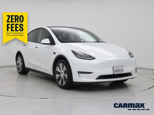 White 2021 Tesla Model Y Long Range