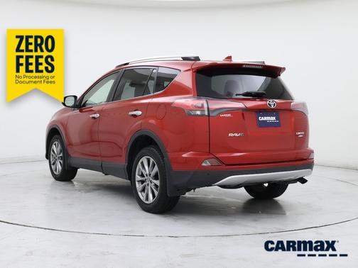 Red 2016 Toyota RAV4 Limited