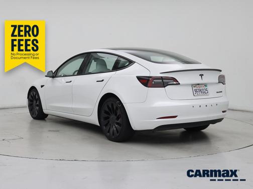 White 2023 Tesla Model 3 Performance