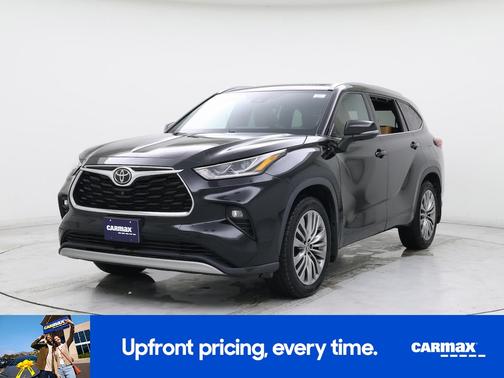 Black 2021 Toyota Highlander Platinum