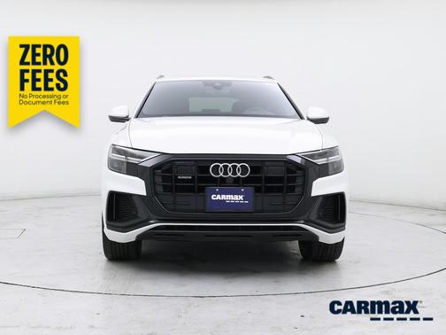 White 2019 Audi Q8 Premium Plus