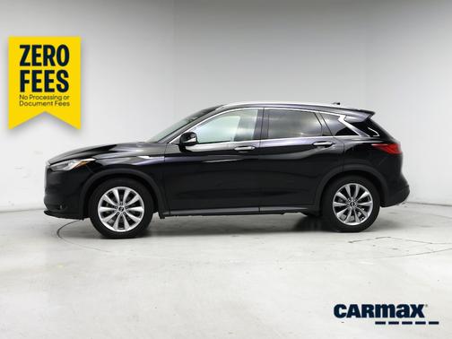 Black 2021 INFINITI QX50 Luxe