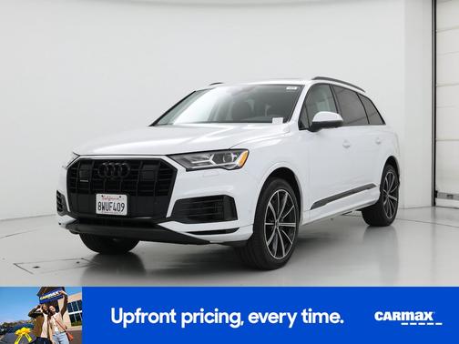 White 2021 Audi Q7 Premium Plus