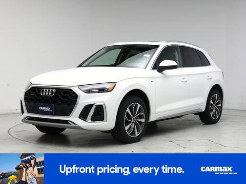 White 2022 Audi Q5 S-Line Premium Plus