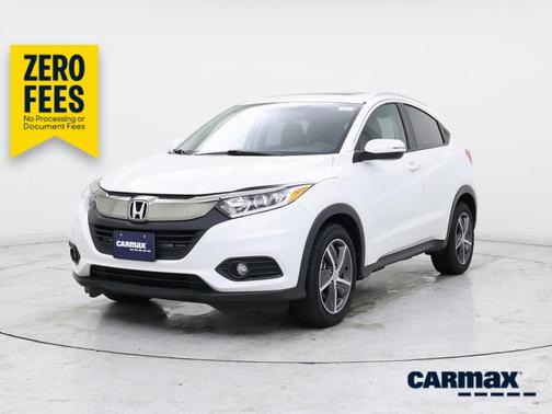 White 2021 Honda HR-V EX-L