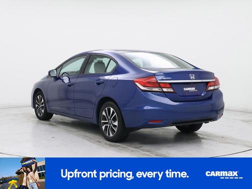 Blue 2014 Honda Civic EX