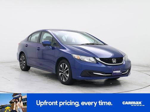 Blue 2014 Honda Civic EX