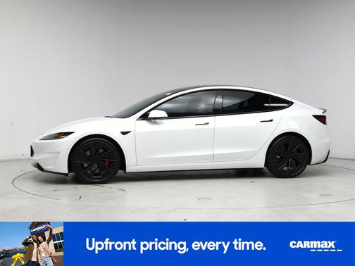 White 2025 Tesla Model 3 Performance