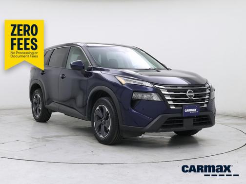 Blue 2025 Nissan Rogue SV