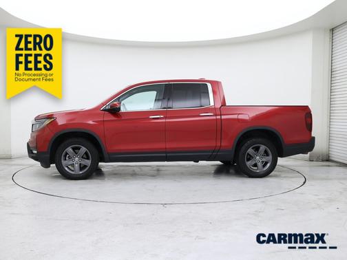 Red 2023 Honda Ridgeline RTL-E