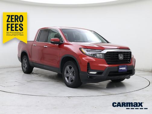 Red 2023 Honda Ridgeline RTL-E