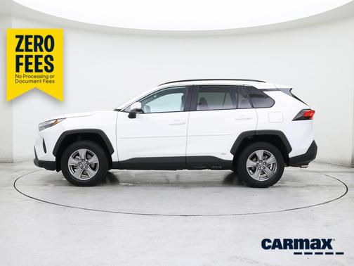 White 2024 Toyota RAV4 Hybrid LE