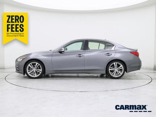 Gray 2015 INFINITI Q50 Premium