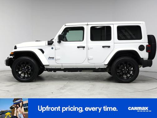 White 2025 Jeep Wrangler 4xe Sahara