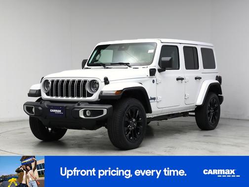 White 2025 Jeep Wrangler 4xe Sahara