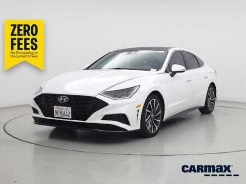 White 2023 Hyundai SONATA Limited