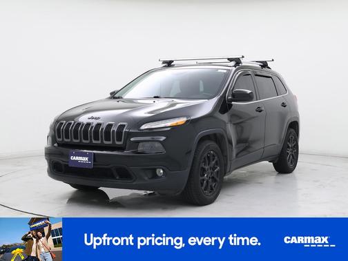 Black 2017 Jeep Cherokee Latitude