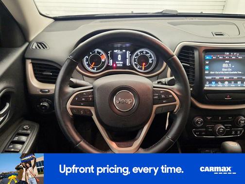 Black 2017 Jeep Cherokee Latitude