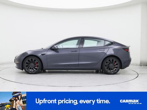 Gray 2023 Tesla Model 3 Performance
