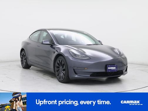 Gray 2023 Tesla Model 3 Performance