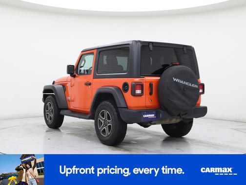 Orange 2020 Jeep Wrangler Sport