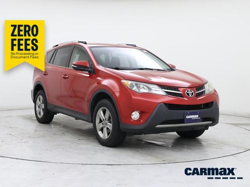 Red 2015 Toyota RAV4 XLE
