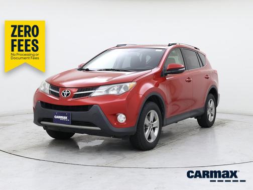 Red 2015 Toyota RAV4 XLE