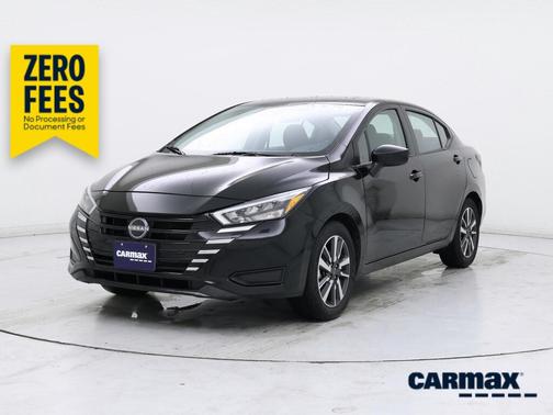 Black 2025 Nissan Versa SV