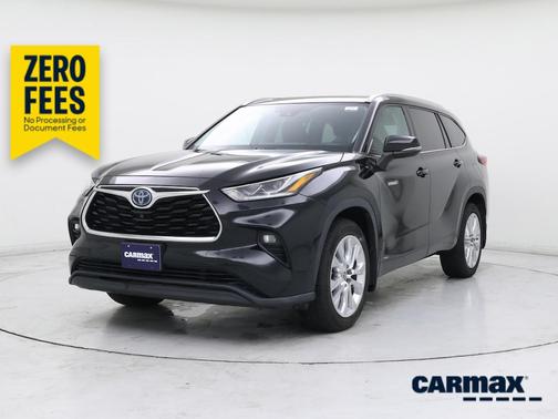 Black 2021 Toyota Highlander Hybrid Limited