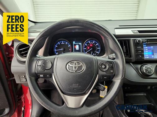 Red 2017 Toyota RAV4 LE