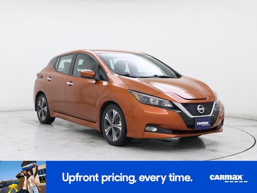 Orange 2022 Nissan Leaf SV