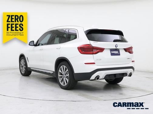 White 2019 BMW X3 XDrive30i