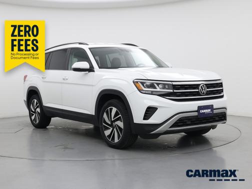 White 2021 Volkswagen Atlas SE w/Tech