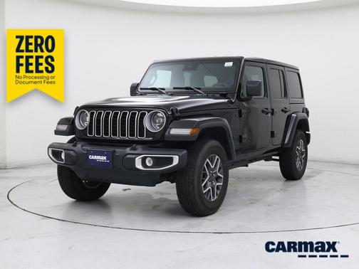 Black 2025 Jeep Wrangler Sahara