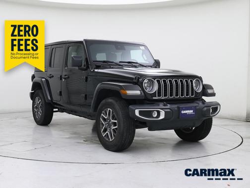 Black 2025 Jeep Wrangler Sahara