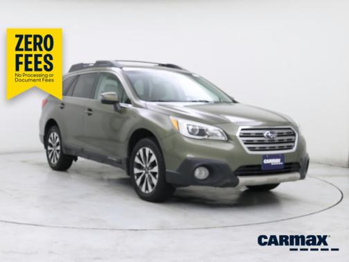 Green 2015 Subaru Outback 3.6R Limited