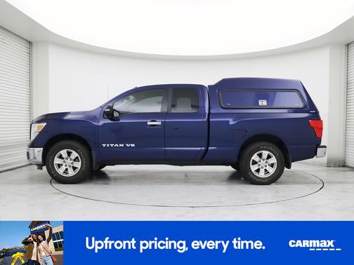 Blue 2019 Nissan Titan SV