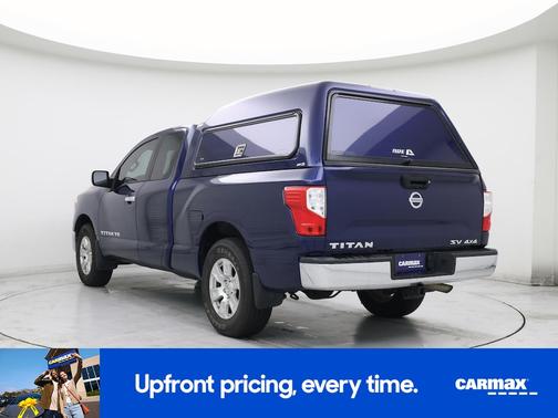 Blue 2019 Nissan Titan SV