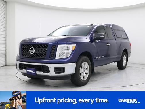 Blue 2019 Nissan Titan SV