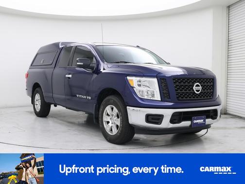 Blue 2019 Nissan Titan SV