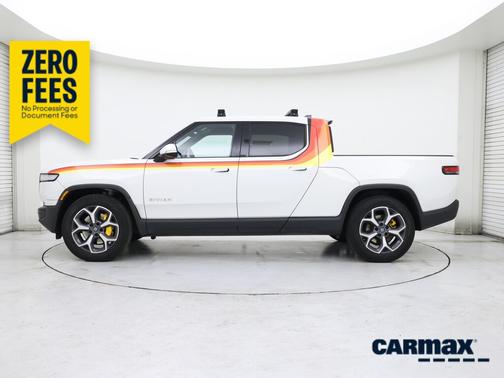 White 2023 Rivian R1T Adventure Quad-Motor Large