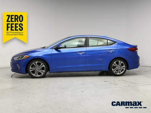 Blue 2017 Hyundai ELANTRA Limited